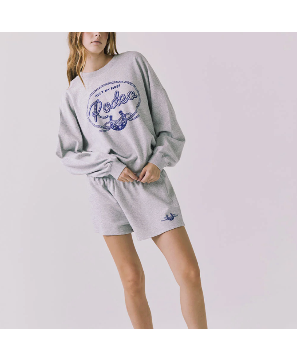 Chaser Ain't My First Shorts, Heather Grey