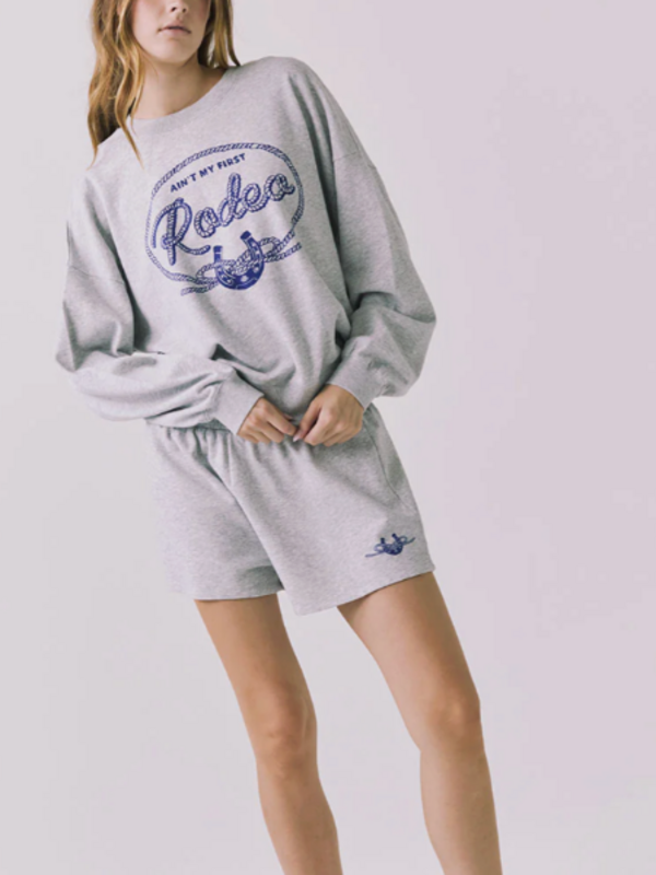 Chaser Ain't My First Shorts, Heather Grey