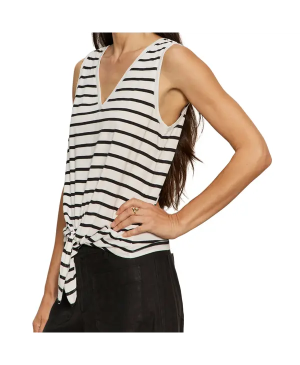 Sanctuary V Neck Tie Tank