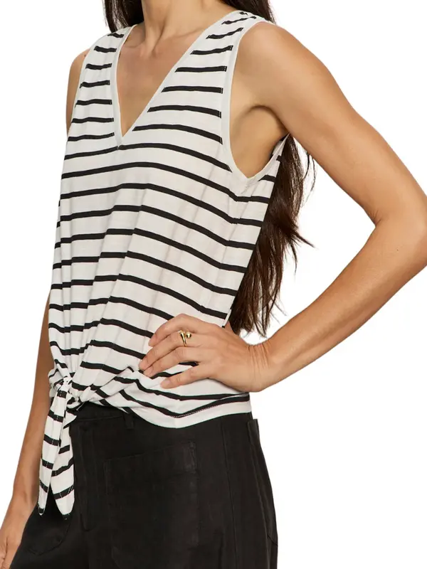 Sanctuary V Neck Tie Tank