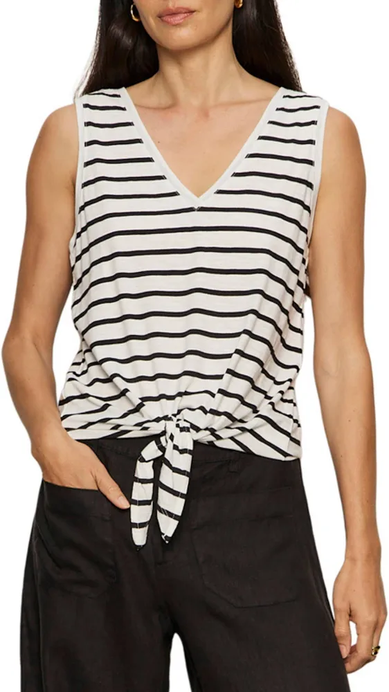 Sanctuary V Neck Tie Tank