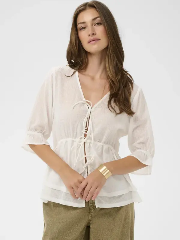 Cream CRAlmira Blouse