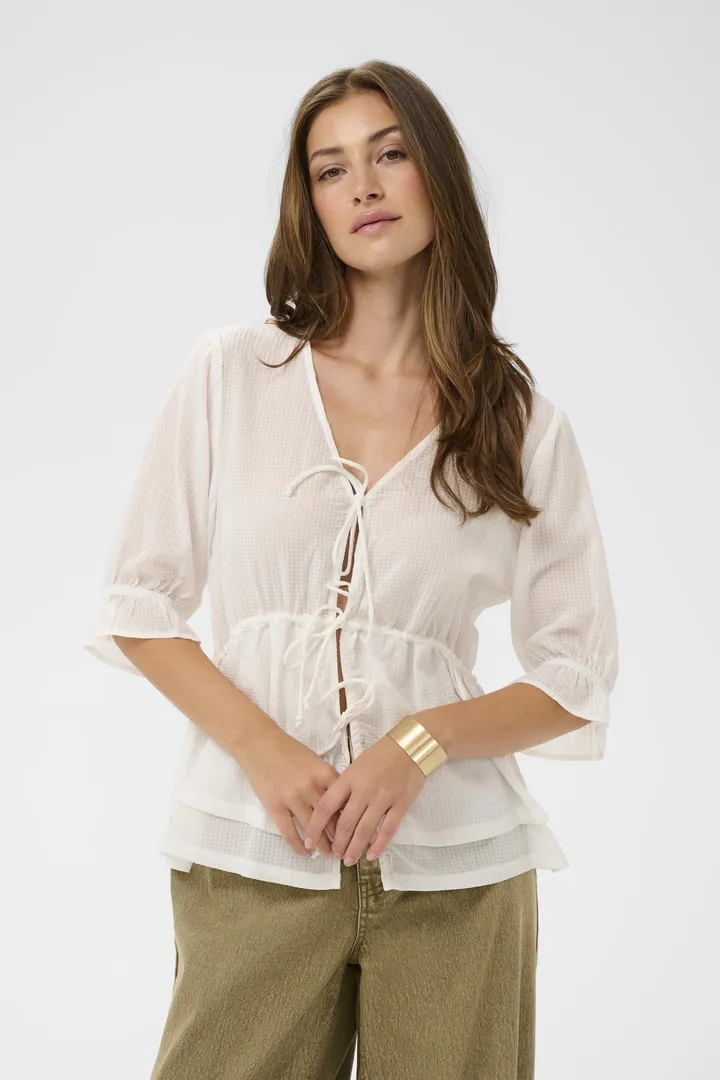 Cream CRAlmira Blouse