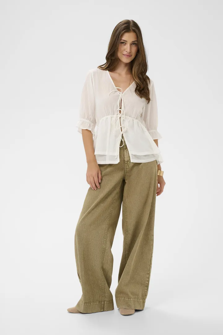 Cream CRAlmira Blouse