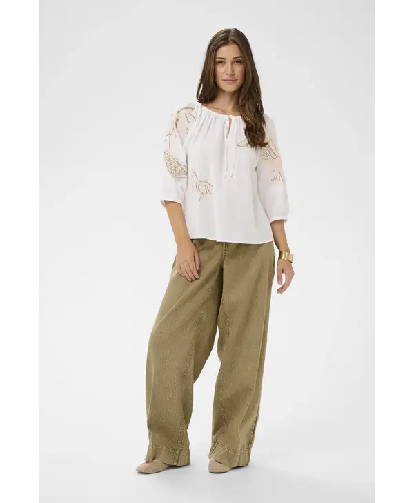 Cream CRBrianna Blouse