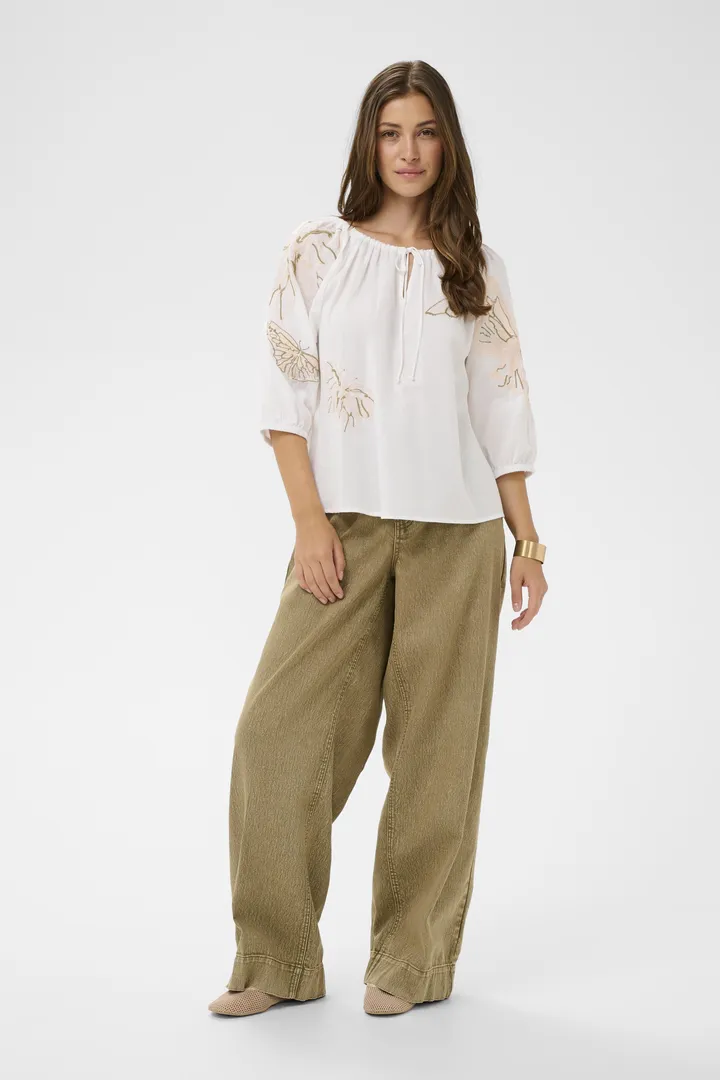 Cream CRBrianna Blouse