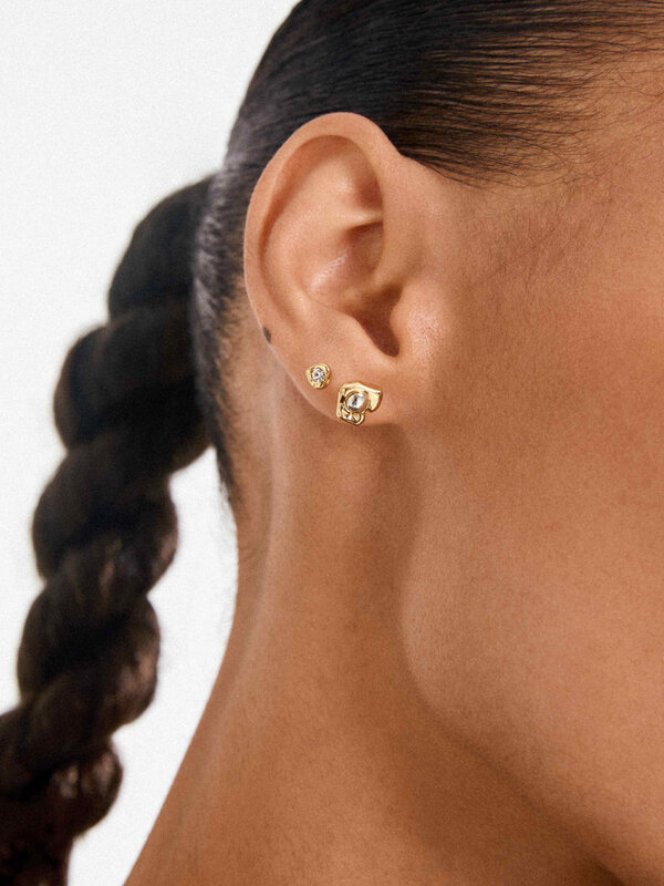 Pilgrim NOVA Earrings 2-in-1 set
