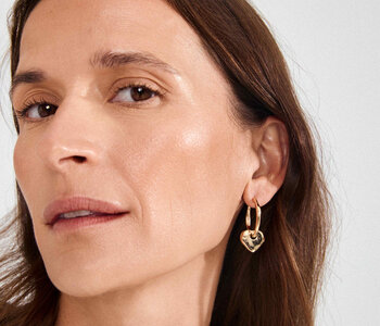 NOVA Heart Pendant Earrings