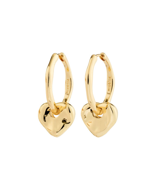 Pilgrim NOVA Heart Pendant Earrings