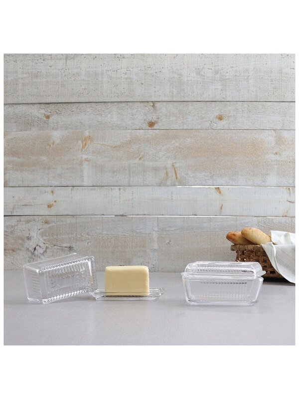Harman Glass Butter Dish
