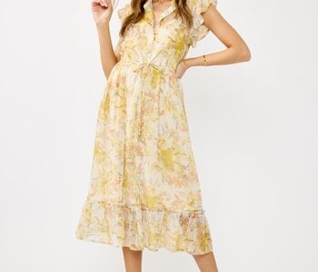 Estelle Floral Midi Dress
