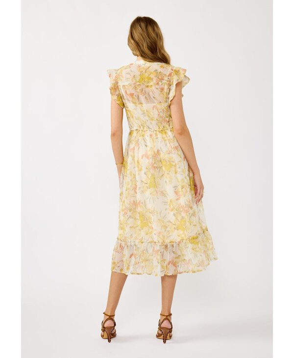 LOVESTITCH Estelle Floral Midi Dress