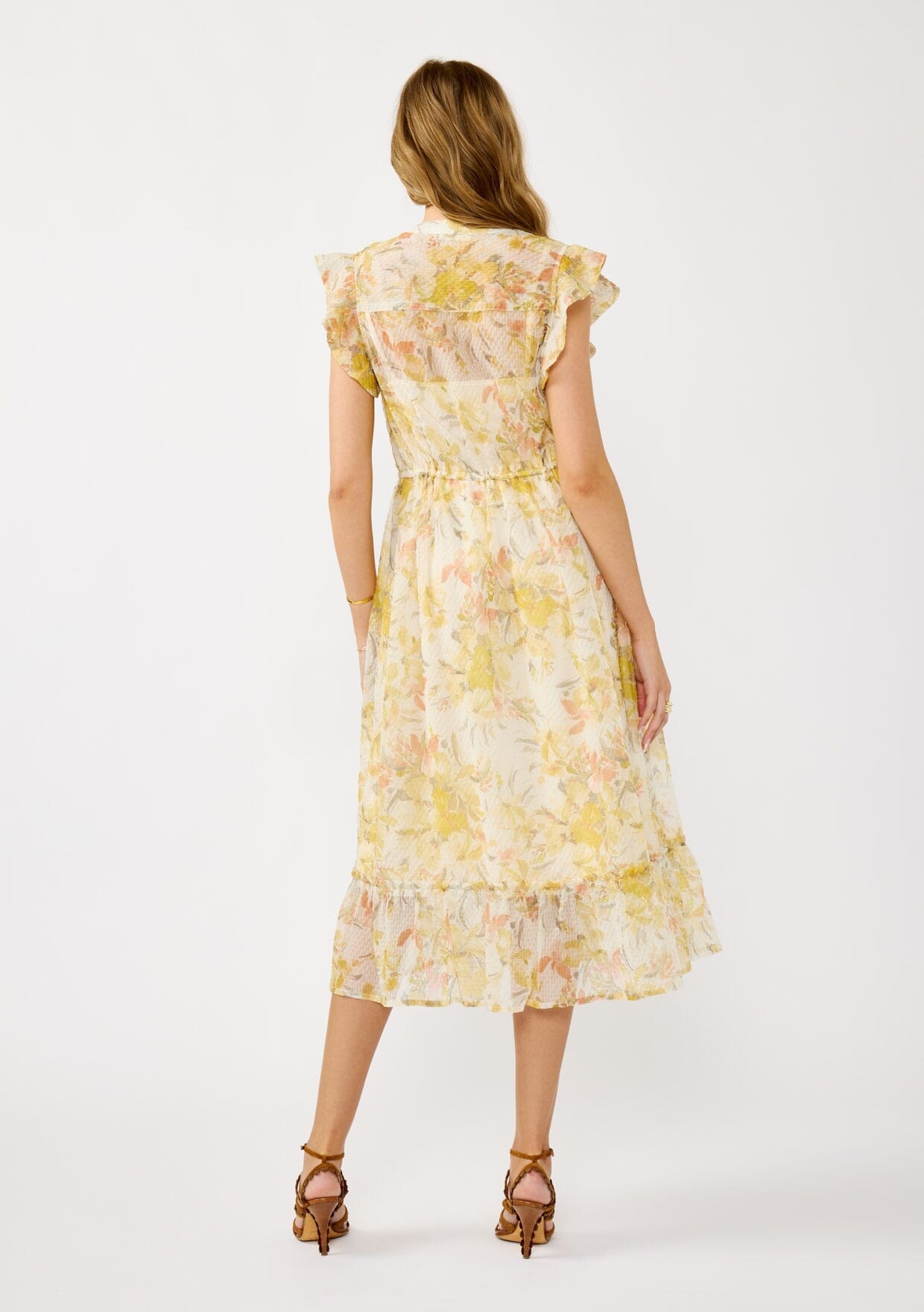 LOVESTITCH Estelle Floral Midi Dress