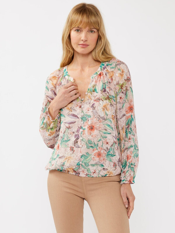 LOVESTITCH Floral Dust Top