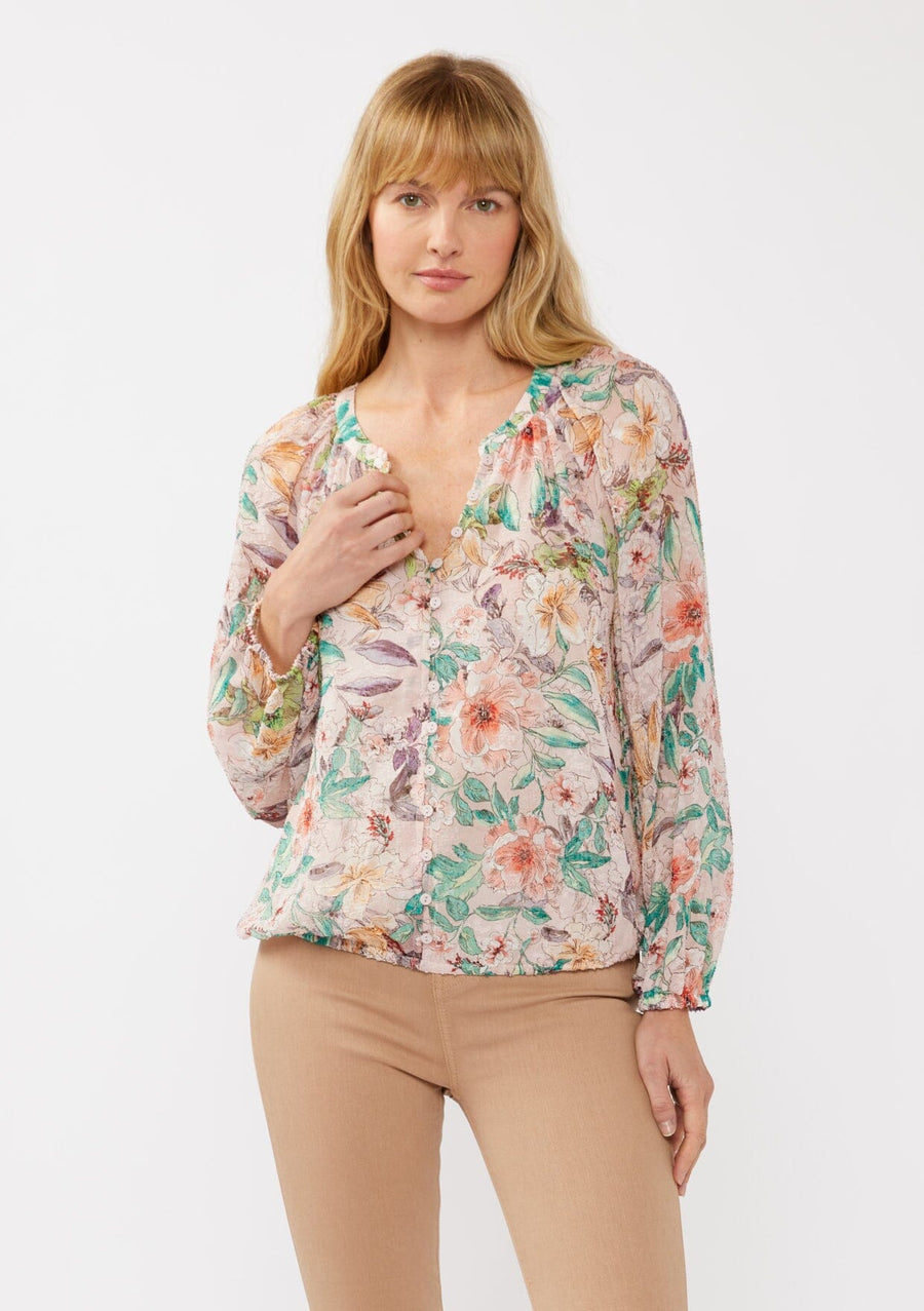 LOVESTITCH Floral Dust Top