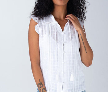 Nicolette Flutter Sleeve Top