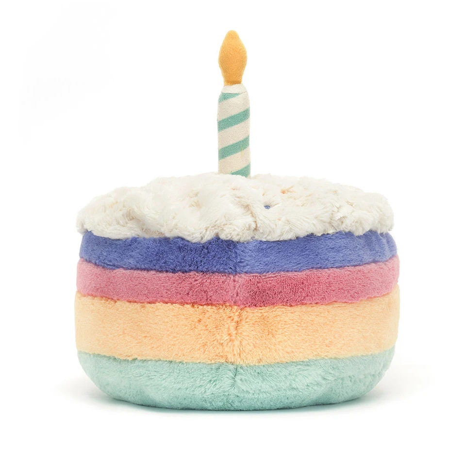Jellycat Inc. Amuseables Rainbow Birthday Cake