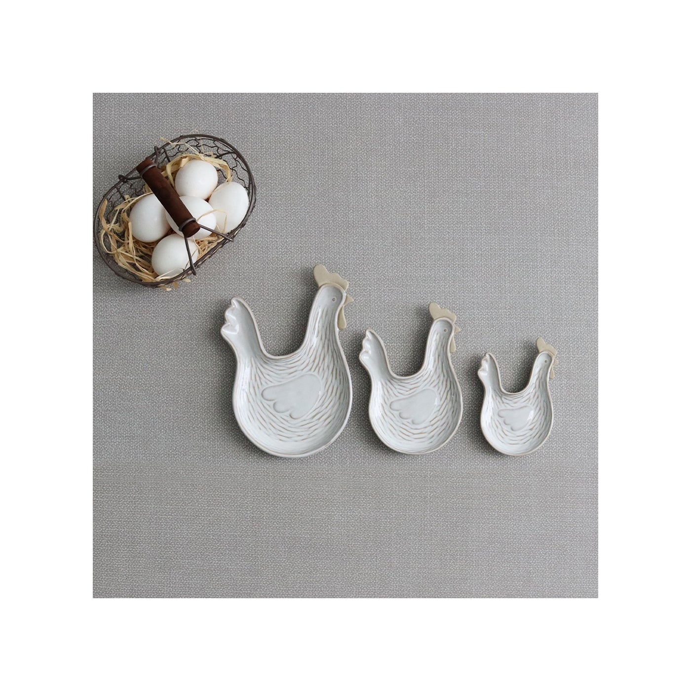 Harman Rooster Plates Set of 3