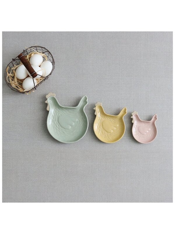 Harman Hen Plates Set of 3