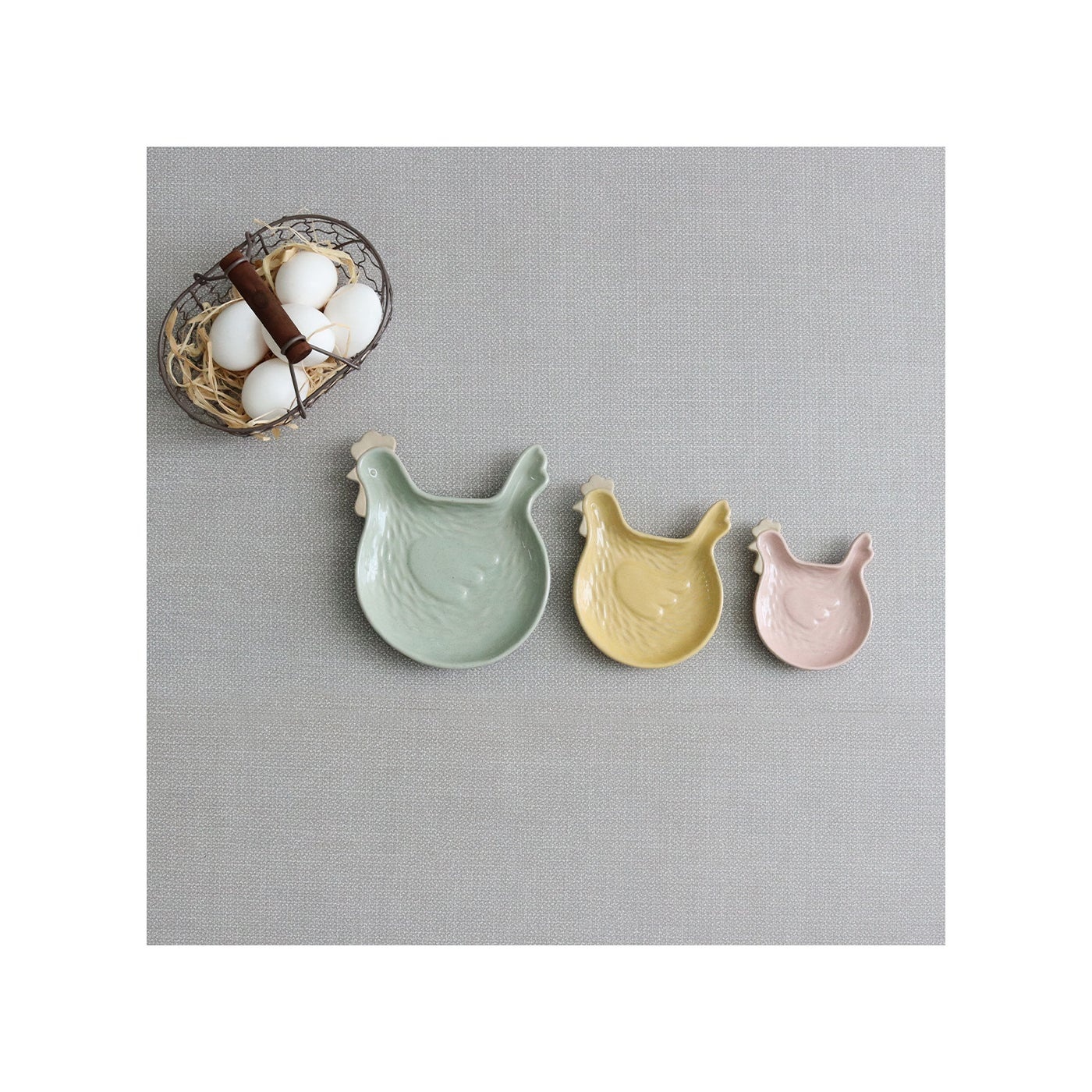 Harman Hen Plates Set of 3