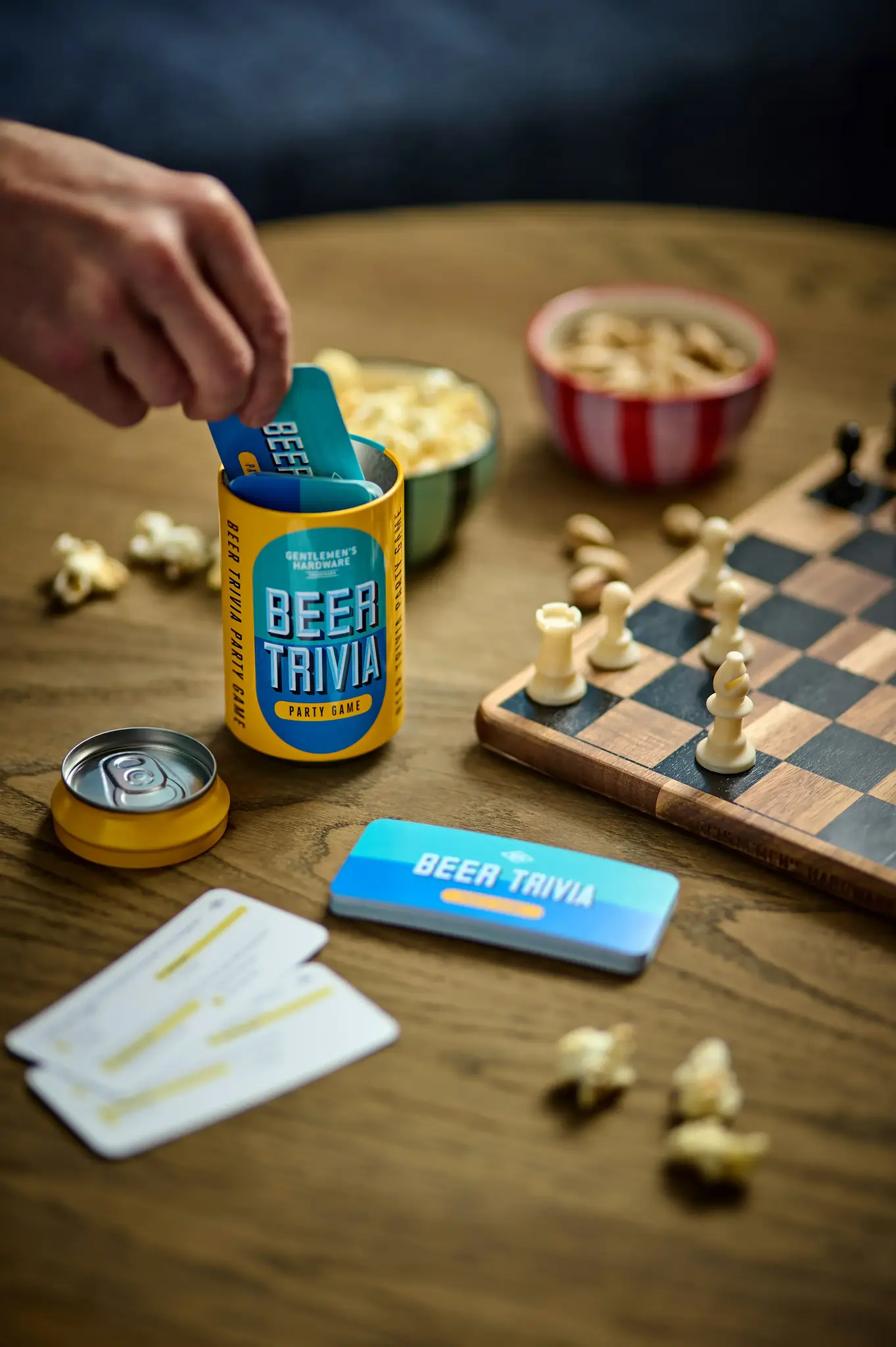 Gentleman's Hardware Beer Trivia in a Can