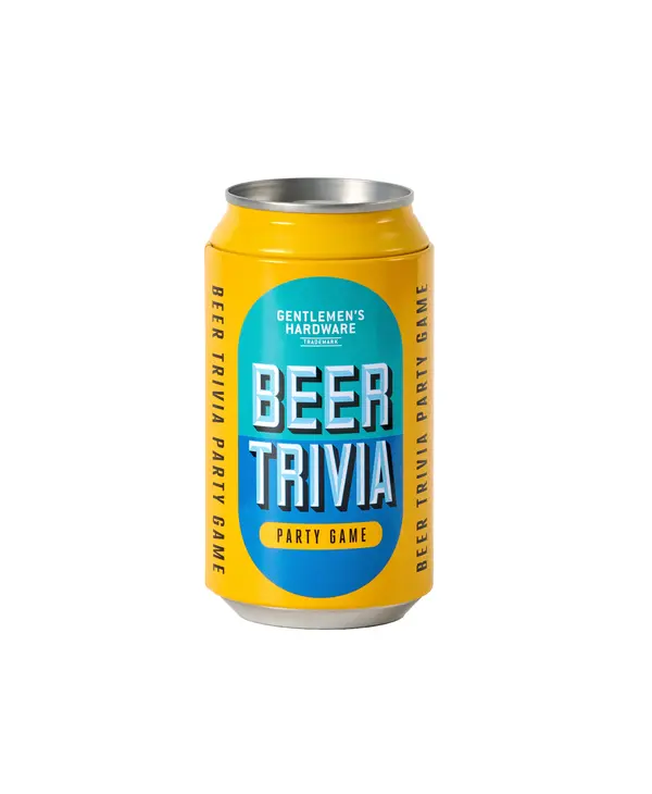 Gentleman's Hardware Beer Trivia in a Can
