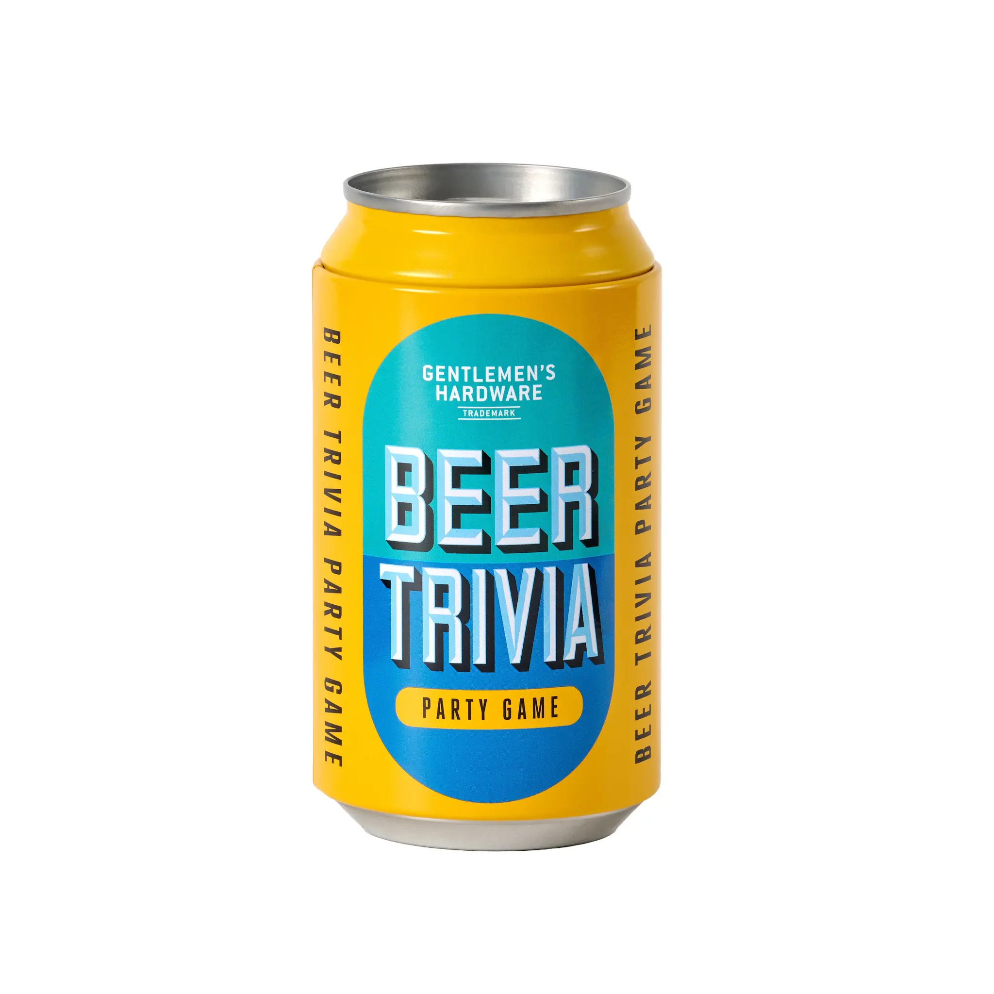 Gentleman's Hardware Beer Trivia in a Can
