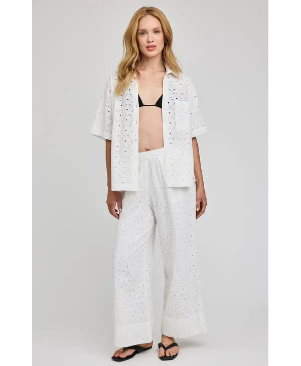 Gentle Fawn Louisa Eyelet Button Down Shirt