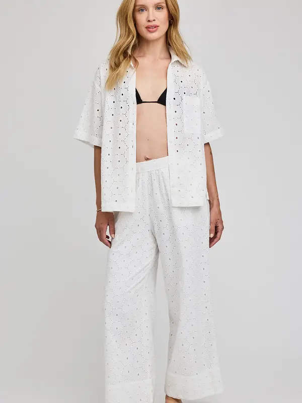 Gentle Fawn Louisa Eyelet Button Down Shirt