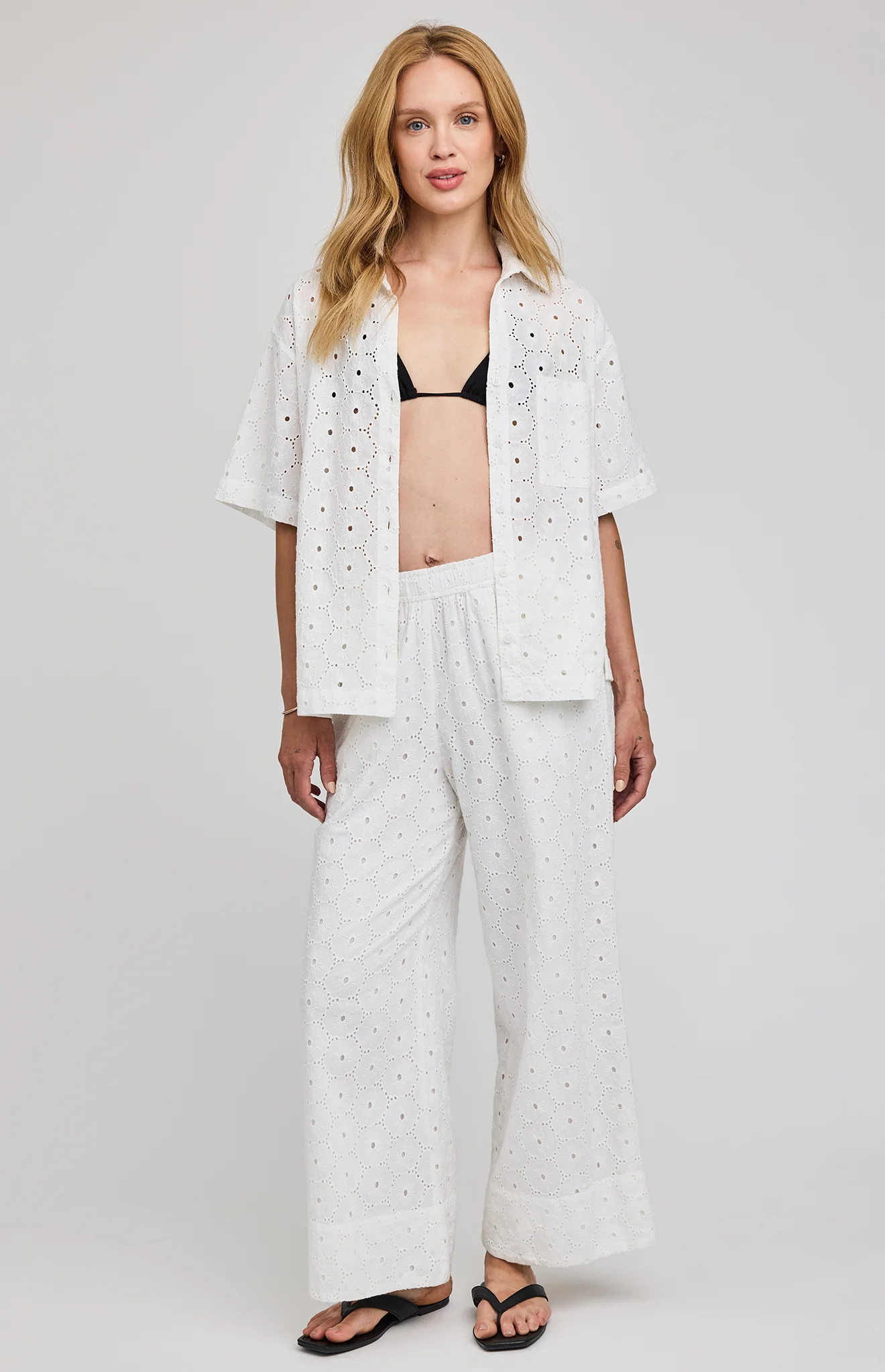 Gentle Fawn Louisa Eyelet Button Down Shirt