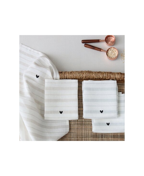 Harman With Love Stripe Tea Towel