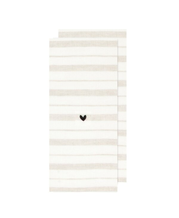 Harman With Love Stripe Tea Towel
