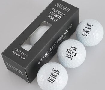 Golf Balls for Potty Mouths