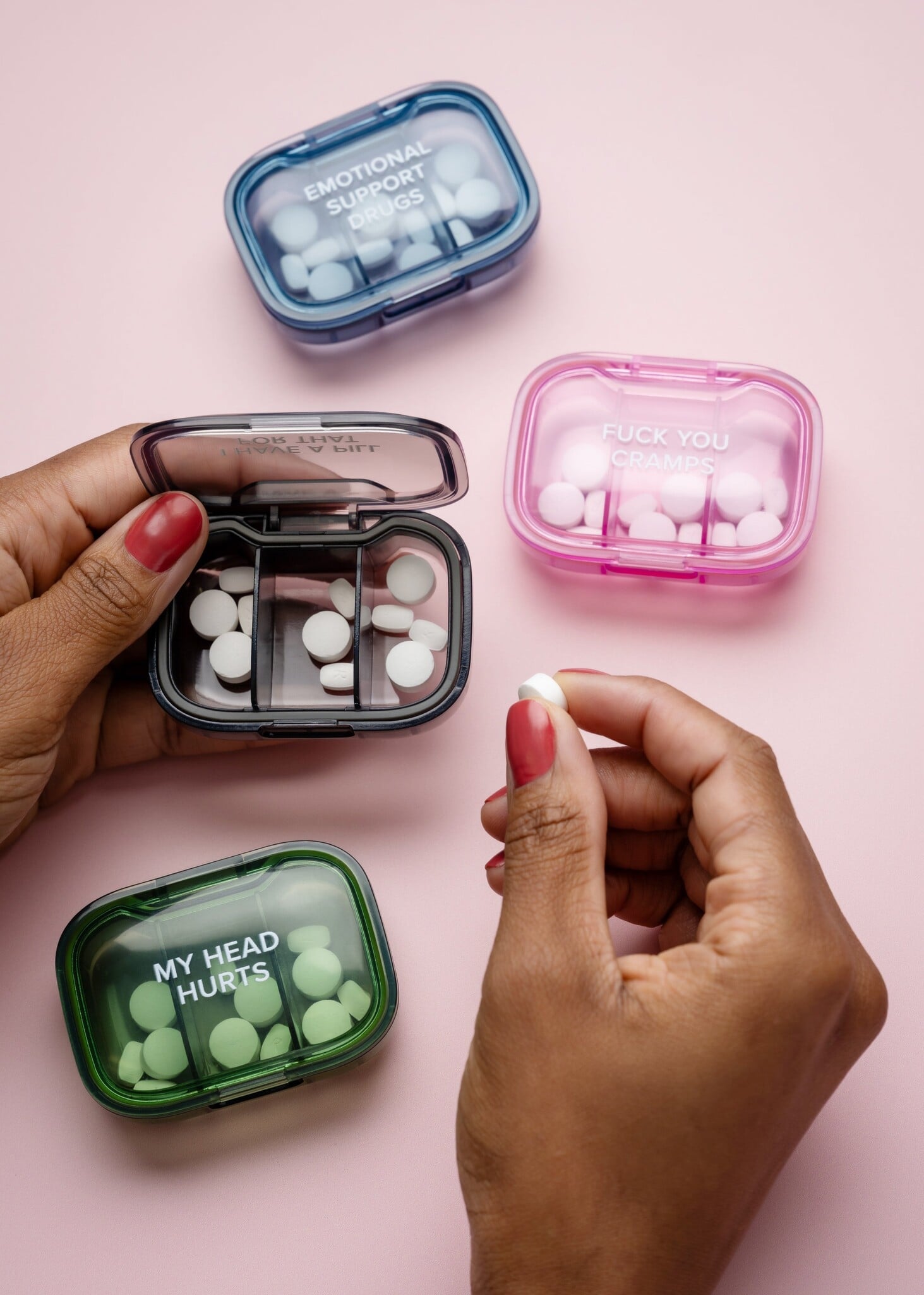 Classy Cards Sarcastic Pill Boxes