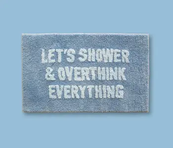 Overthink Everything Bath Mat
