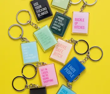 Sarcastic Keychains