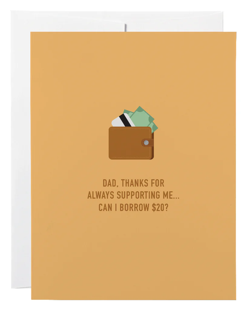 Classy Cards Supportive Dad Card