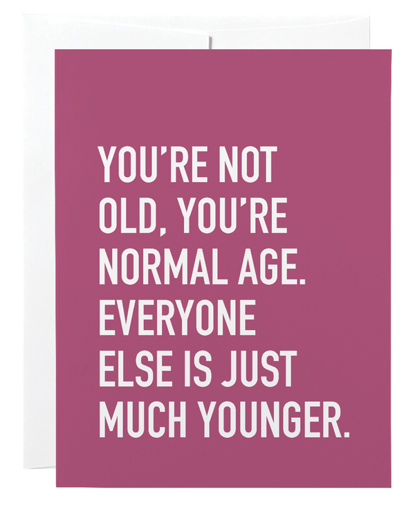 Classy Cards Normal Age Card