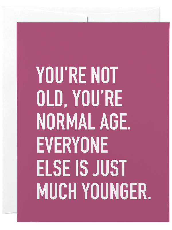 Classy Cards Normal Age Card