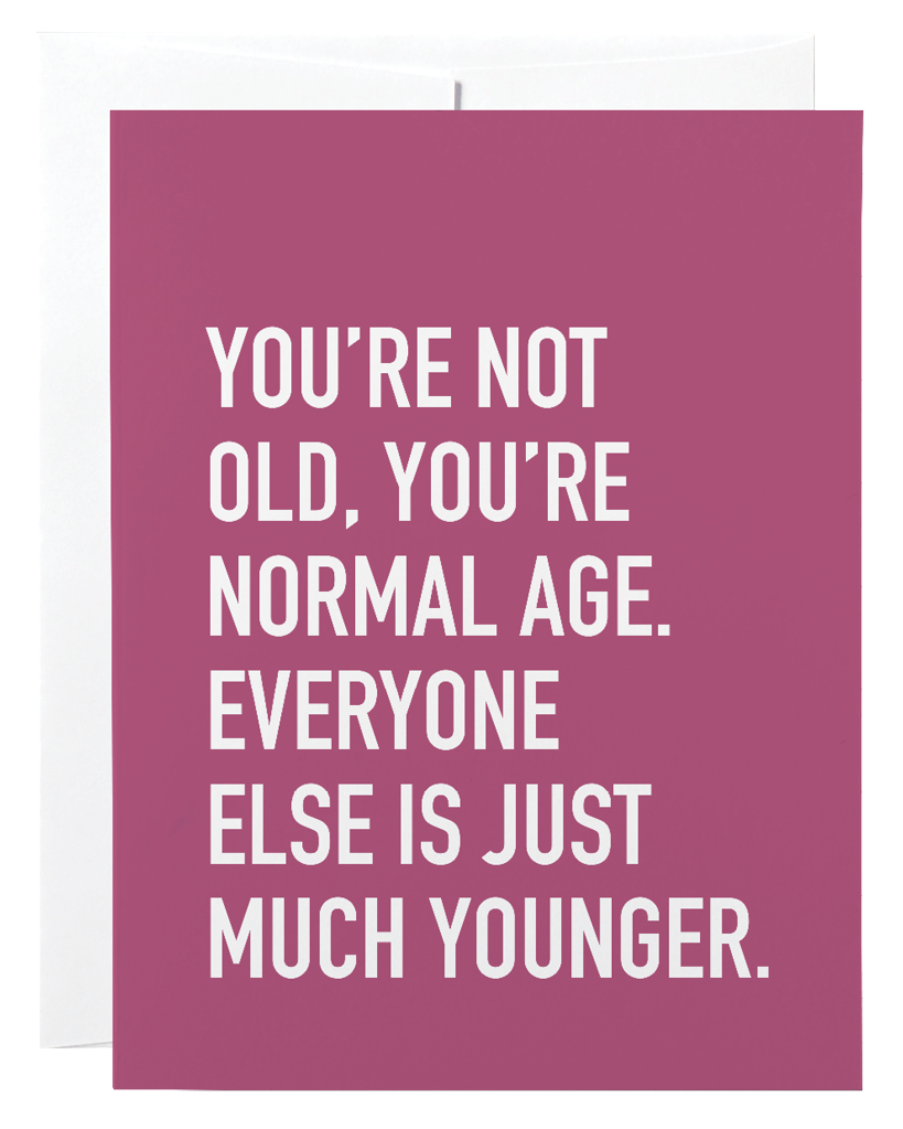 Classy Cards Normal Age Card