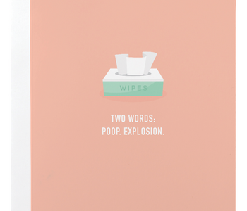 Poop Explosion Card