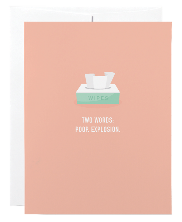 Classy Cards Poop Explosion Card