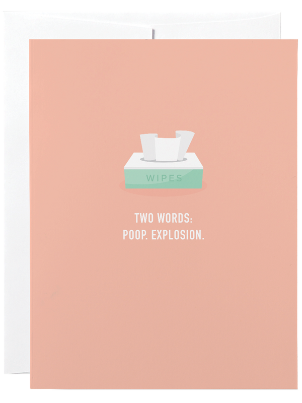 Classy Cards Poop Explosion Card