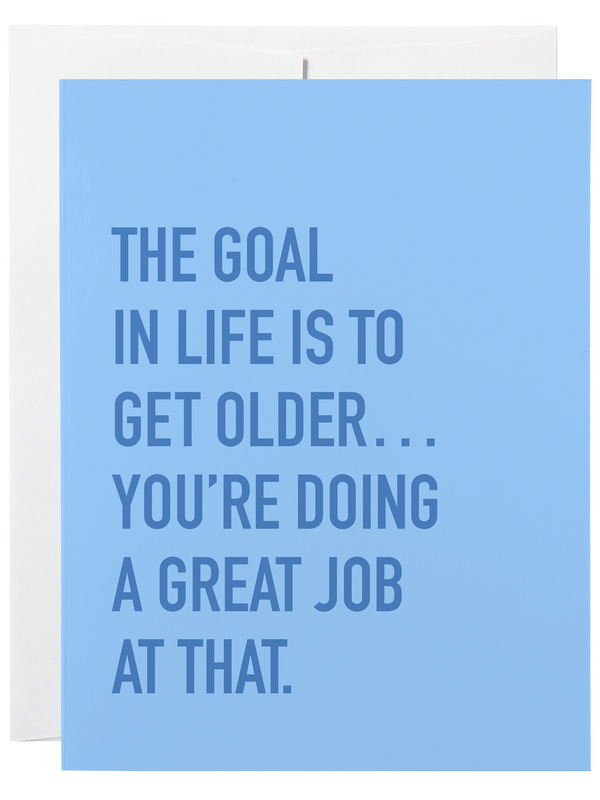 Classy Cards Get Older Card