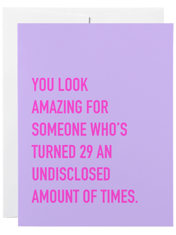 Classy Cards Turned 29 Card