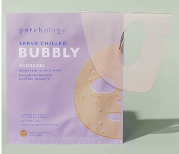Serve Chilled Bubbly Brightening Hydrogel Mask, Single