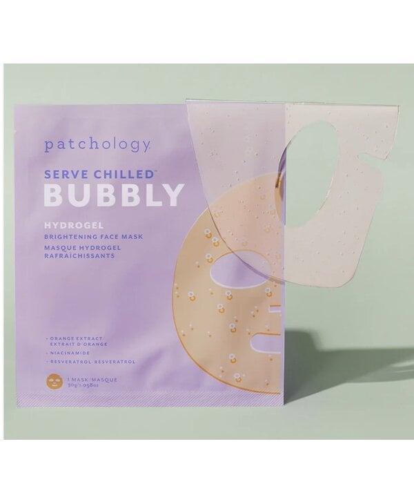 Patchology Serve Chilled Bubbly Brightening Hydrogel Mask, Single