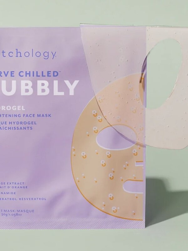 Patchology Serve Chilled Bubbly Brightening Hydrogel Mask, Single