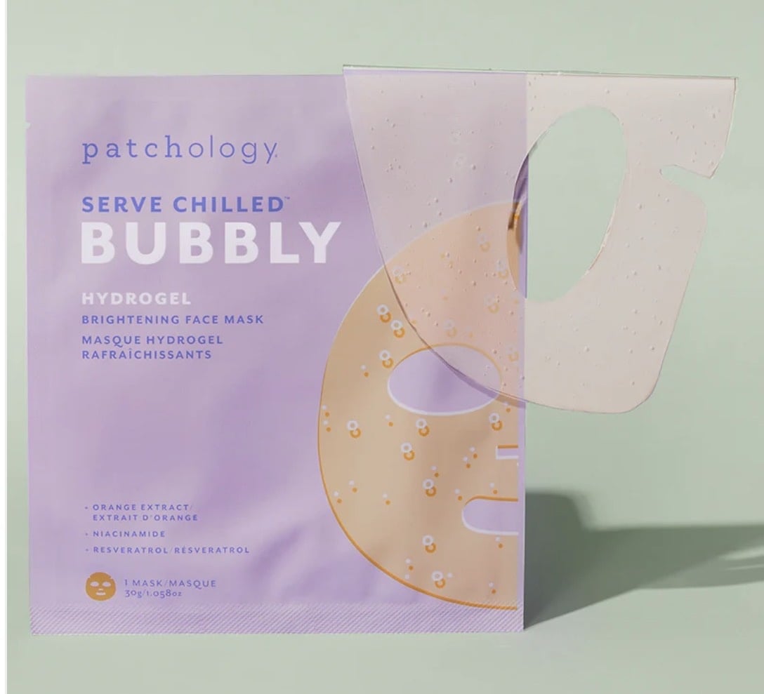Patchology Serve Chilled Bubbly Brightening Hydrogel Mask, Single