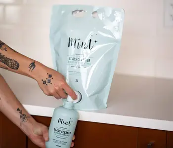 Mint Glass Cleaner Party Pouch